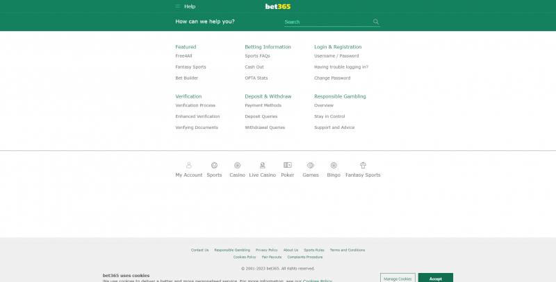 Bet365 служба поддержки